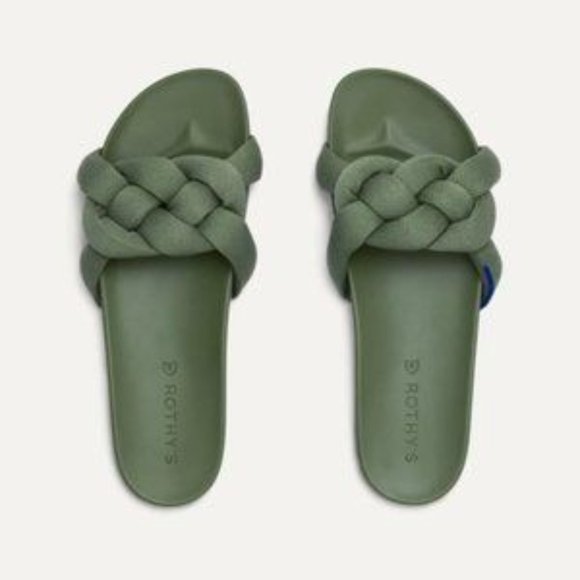 Rothy's Shoes - Rothy’s Bubble Slide Sandal in Palm Size 7.5